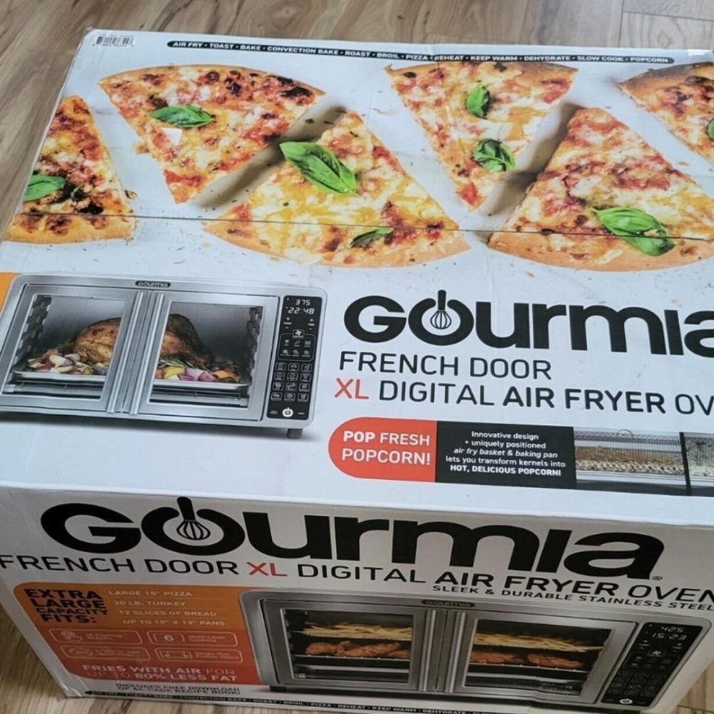Air fryer-Gourmia XL Digital French Door